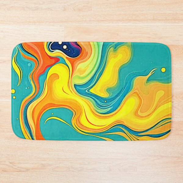 Item preview, Fluidity of Joy: Abstract Waves designed and sold by Health And Fitness Posts e-Store.