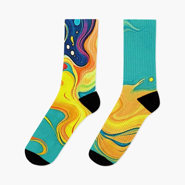 Item preview, Fluidity of Joy: Abstract Waves designed and sold by Health And Fitness Posts e-Store.
