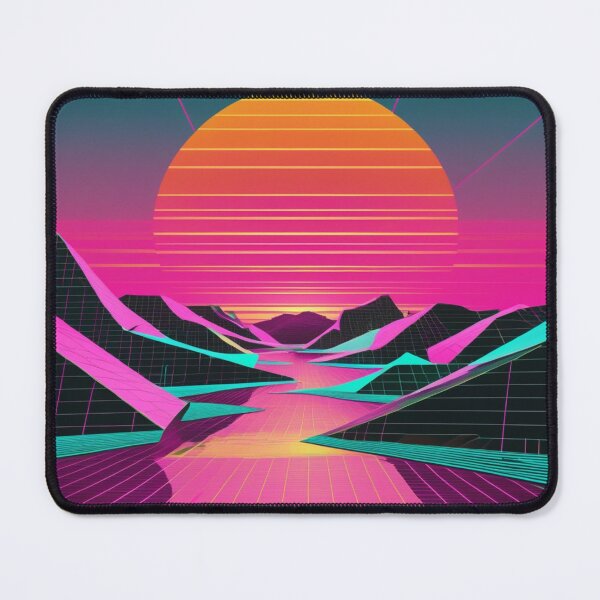 Item preview, 80s Grid Sunset designed and sold by Wearable Prints.