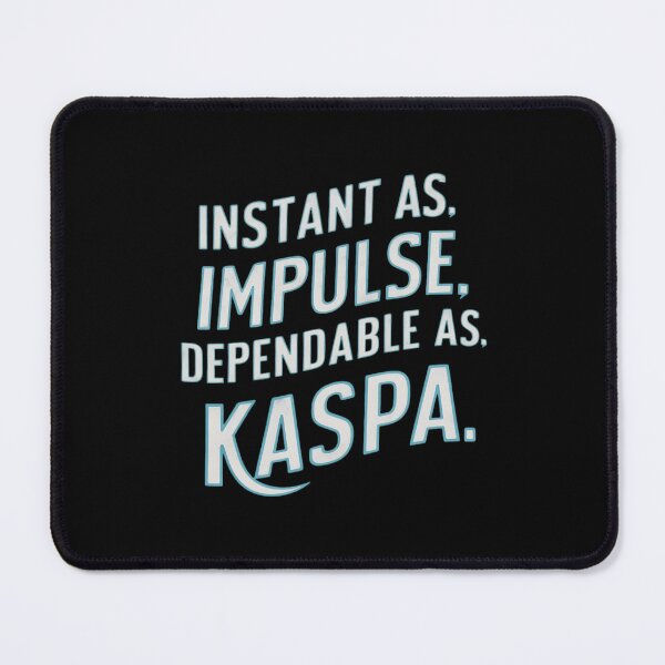 Item preview, Kaspa Doesn’t Rebrand. It Refines. designed and sold by RadDeck.