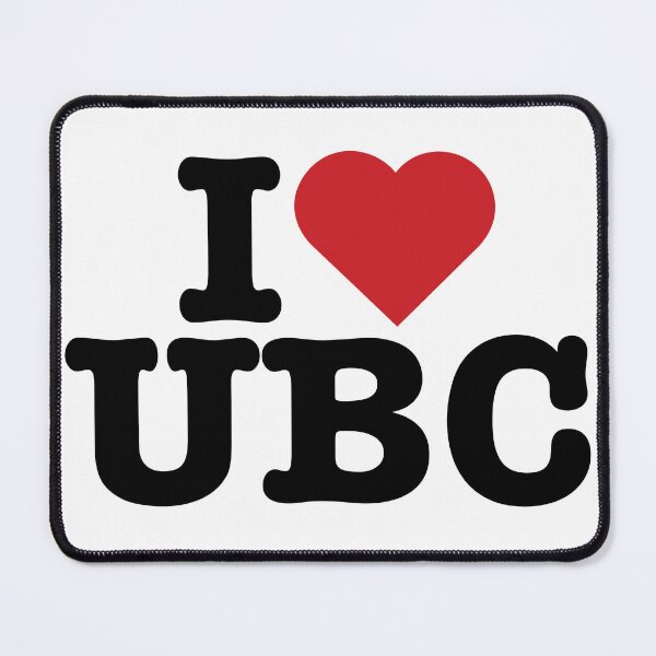 Item preview, I Heart University of British Columbia Red designed and sold by amyshira7.