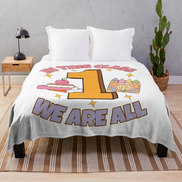 Item preview, IN THIS CLASS WE ARE ALL ONE designed and sold by GrumpyGrans3.