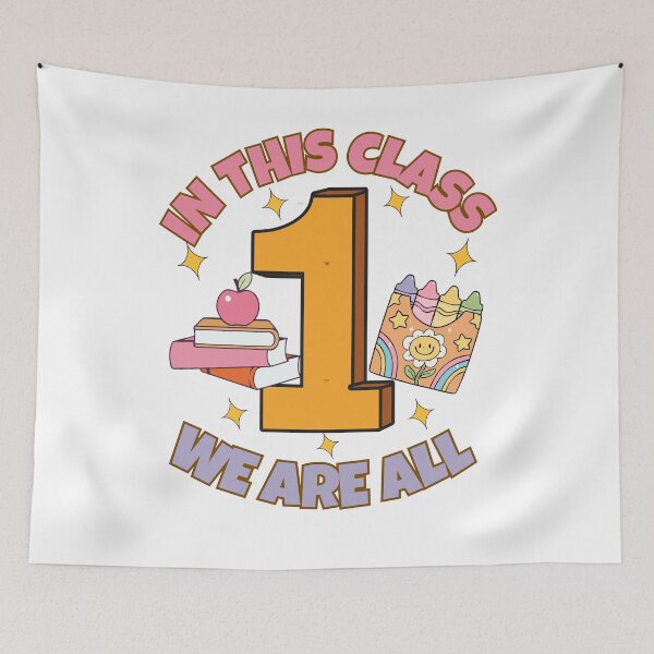 Item preview, IN THIS CLASS WE ARE ALL ONE designed and sold by GrumpyGrans3.