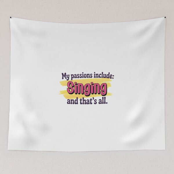 Item preview, Singing is my passion - Funny Singing Lover designed and sold by Watsonarts.