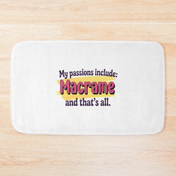 Item preview, Macramé is my passion - Funny Macramé Lover designed and sold by Watsonarts.