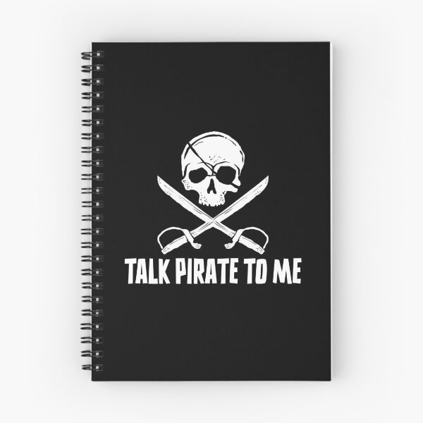 Item preview, Talk Pirate to Me Retro Jolly Roger designed and sold by Guerrilla-Dx.