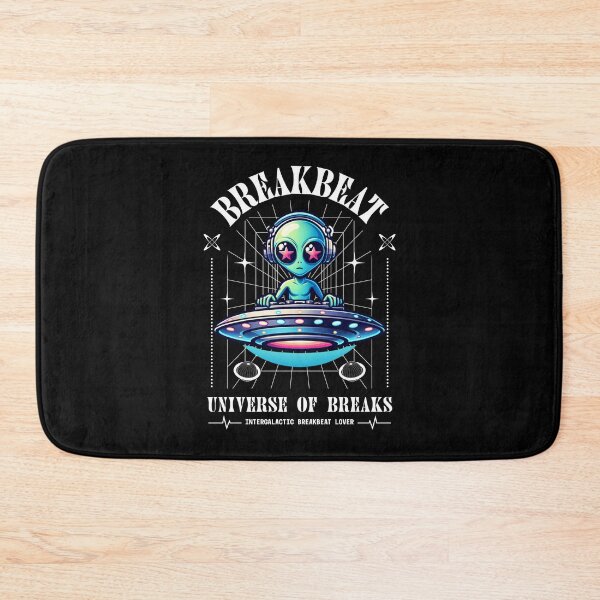 Item preview, BREAKBEAT  - Alien Ufo Decks (White) designed and sold by Discothreadz.