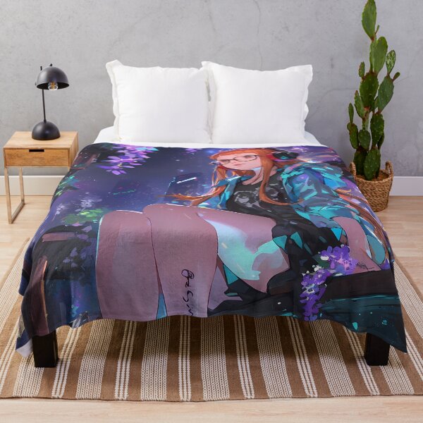 Item preview, Futaba Sakura Persona 5 Game Neon Wisteria Garden Serenity designed and sold by mildaclairmo.