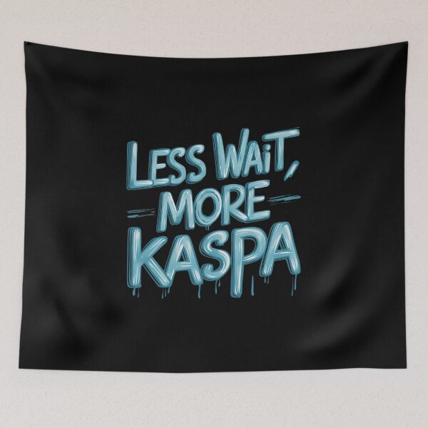 Item preview, Kaspa Never Misses a Block designed and sold by RadDeck.