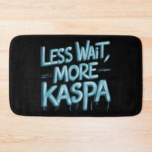 Item preview, Kaspa Never Misses a Block designed and sold by RadDeck.