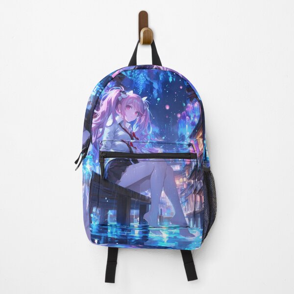 Item preview, Anime Junko Enoshima Danganronpa Game Midnight Neon Urban Chaos Beauty designed and sold by mildaclairmo.