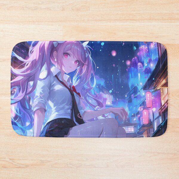 Item preview, Anime Junko Enoshima Danganronpa Game Midnight Neon Urban Chaos Beauty designed and sold by mildaclairmo.