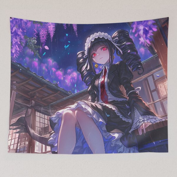 Item preview, Celestia Ludenberg Danganronpa Anime Gothic Wisteria Night Elegance designed and sold by mildaclairmo.