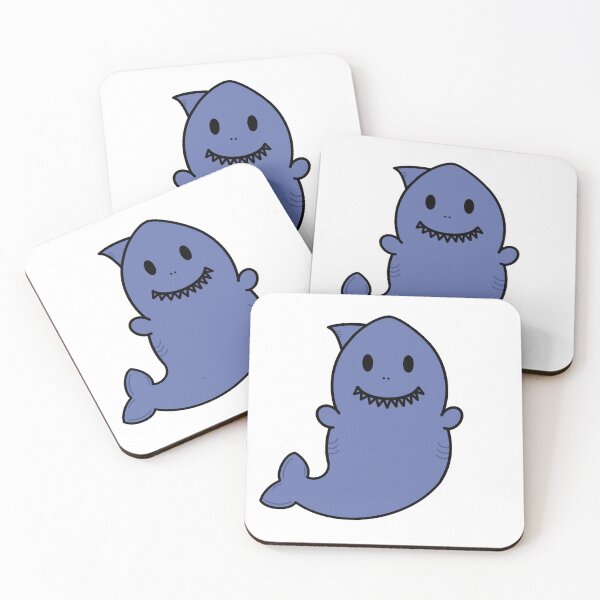 Item preview, Simple Cute Cartoon Shark Design designed and sold by PinkPenguin3312.