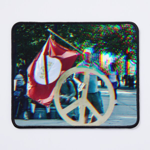Item preview, Peace is a Protest – Glitched Vision of Nonviolent Resistance designed and sold by aadventures.