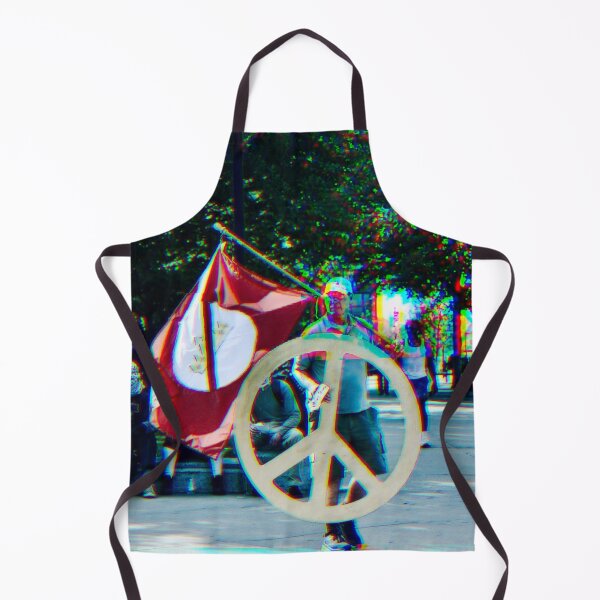 Item preview, Peace is a Protest – Glitched Vision of Nonviolent Resistance designed and sold by aadventures.