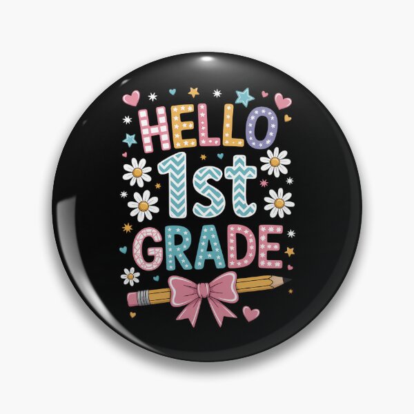Item preview, Back To School Hello First Grade Team 1st Grade designed and sold by brynatshop.