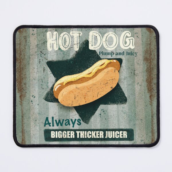 Item preview, Hot Dog vintage– Retro BBQ Poster designed and sold by Pragatee.