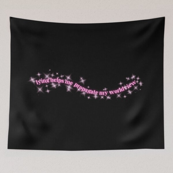 Item preview, lying helps me propagate my worldview designed and sold by avery0608.