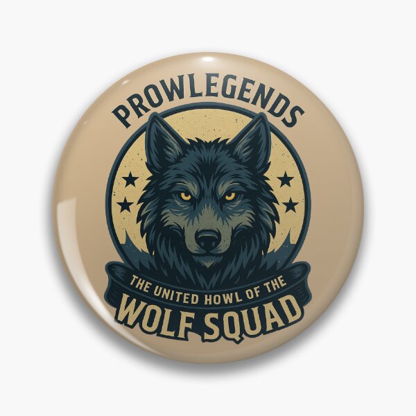 Item preview, Prowlegends – The United Howl of the Wolf Squad Emblem designed and sold by Mike B..