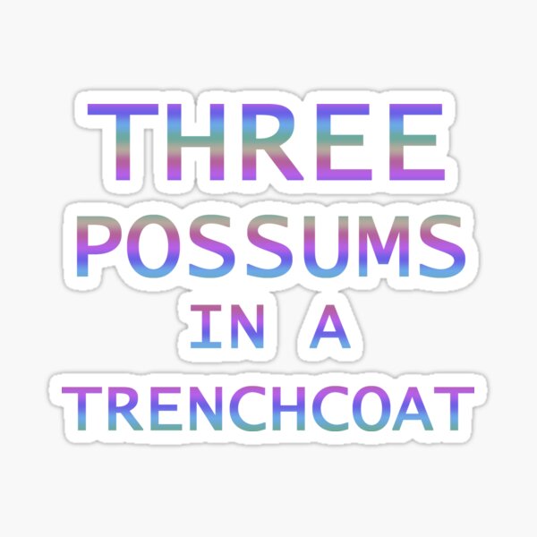 Item preview, Three Possums Rainbow Shirt designed and sold by TheDankMacabre.