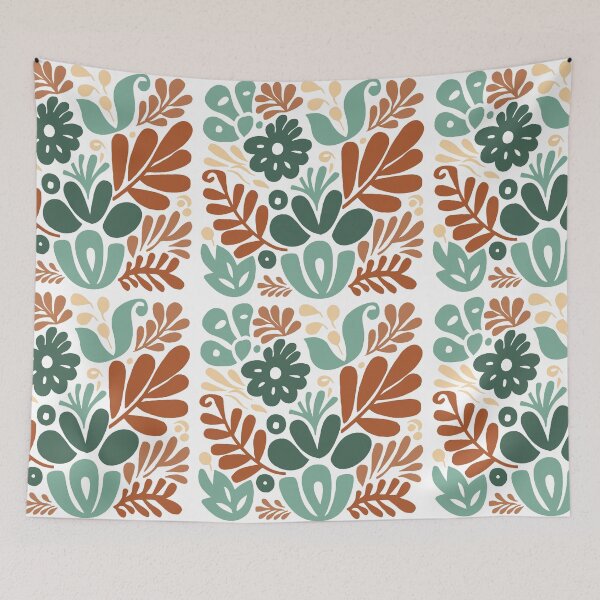 Item preview, Abstract Boho Floral Stencil Shirt designed and sold by TheEmptyBottleStudio.