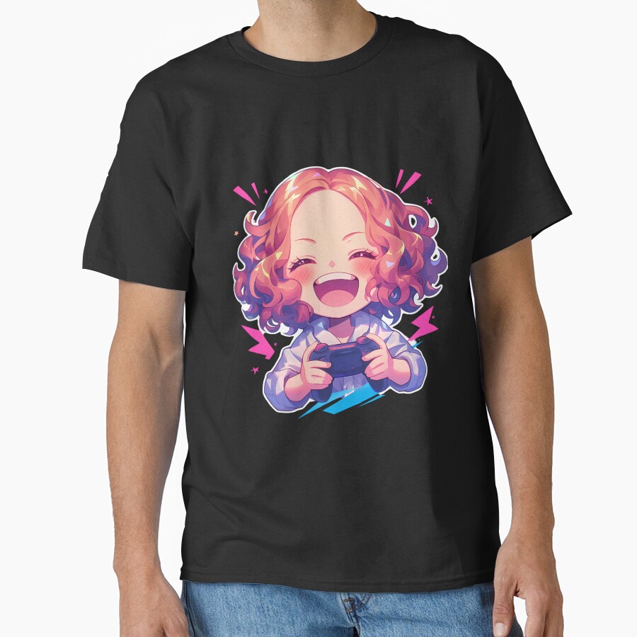 Haru Okumura Sweet Gaming Delight Persona 5 Game Anime Classic T-Shirt Theteepulse