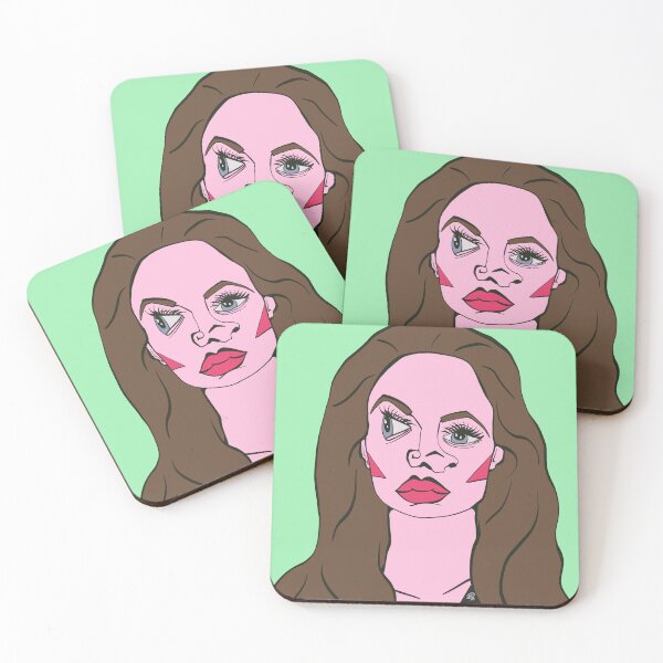 Item preview, Angelina Jolie Cubism Portrait  designed and sold by crestfallenmermaid.