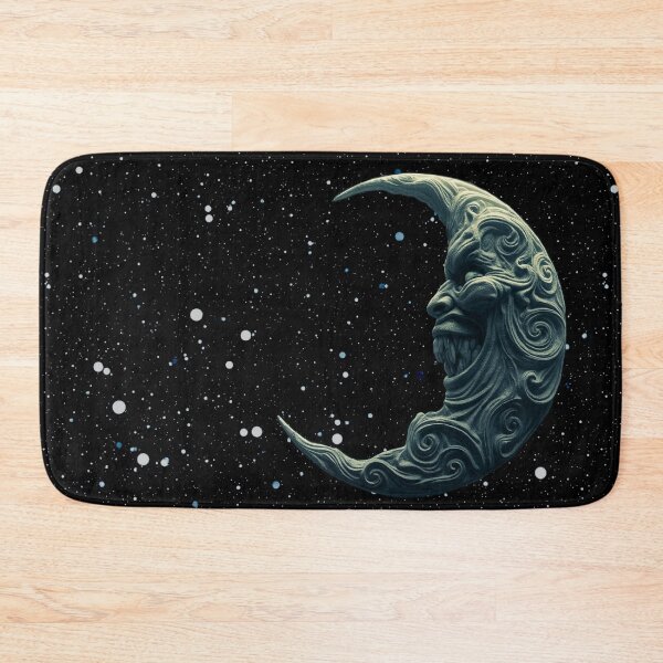 Item preview, Luna y estrellas espeluznantes designed and sold by Vicarchaeopteryx.