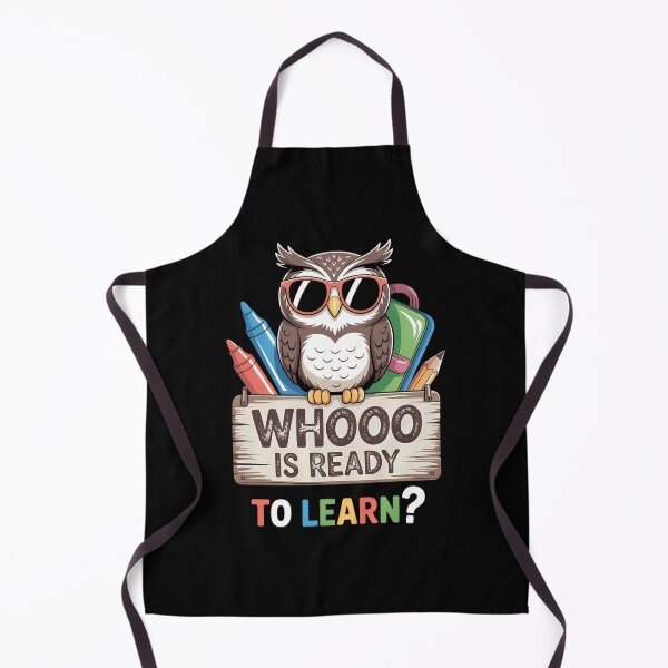 Item preview, Whooo Is Ready To Learn Owl Back To School Teacher First Day designed and sold by brynatshop.