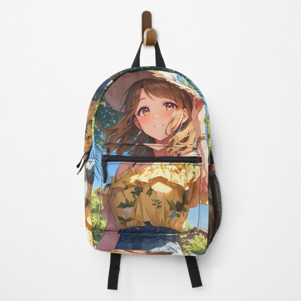 Item preview, Nanami Mami Rent Original Character Summer Garden Smile Yellow Top Anime Girl Art designed and sold by juniorcastros.