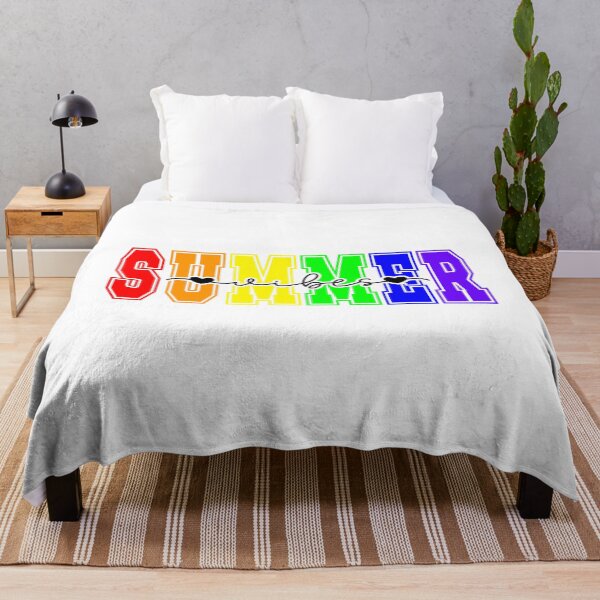 Item preview, LGBTQ Summer Vibes | Rainbow Pride Typography designed and sold by Travelslightly.