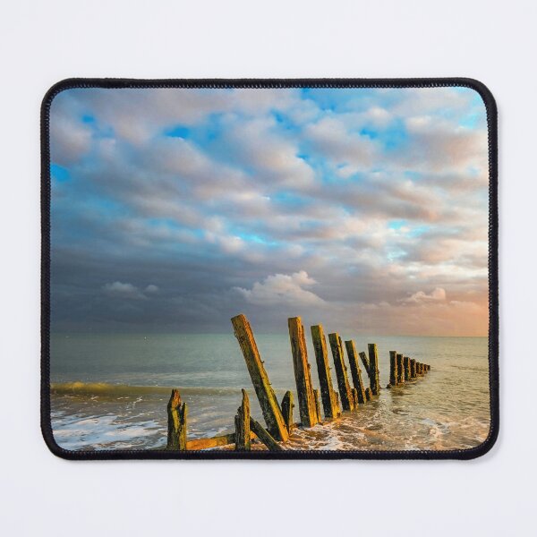 Item preview, Shoreline Glow Camber Sands UK Photo designed and sold by The Tranquil Canvas.