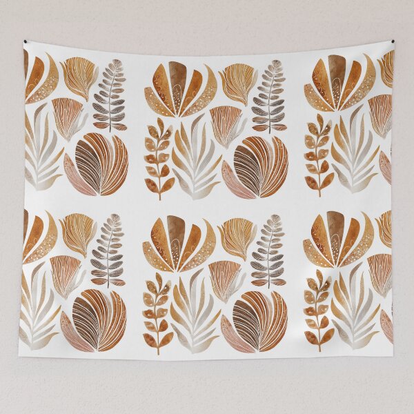 Item preview, Abstract Boho Floral Stencil Shirt designed and sold by TheEmptyBottleStudio.