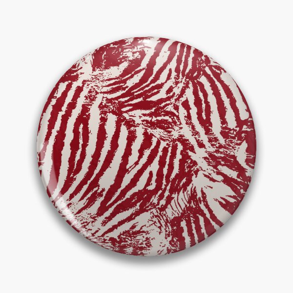 Item preview, Red Zebra Stripe Abstract Pattern Bold Animal Print designed and sold by trajeado14.