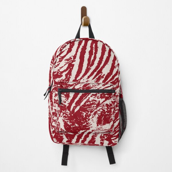 Item preview, Red Zebra Stripe Abstract Pattern Bold Animal Print designed and sold by trajeado14.