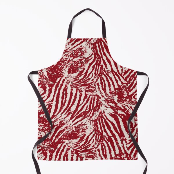 Item preview, Red Zebra Stripe Abstract Pattern Bold Animal Print designed and sold by trajeado14.