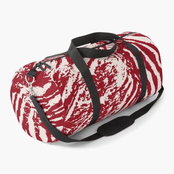 Item preview, Red Zebra Stripe Abstract Pattern Bold Animal Print designed and sold by trajeado14.