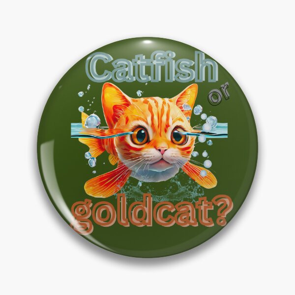 Item preview, Catfish or goldcat? cute animal bold fashion designed and sold by JumWow.