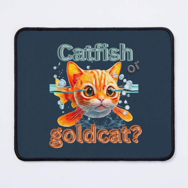 Item preview, Catfish or goldcat? cute animal bold fashion designed and sold by JumWow.
