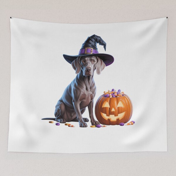 Item preview, Weimaraner Halloween Witches Lover Dog designed and sold by brynatshop.