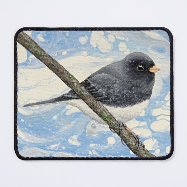 Item preview, Fluffed Up Dark-eyed Junco designed and sold by Magpie's Miscellany.