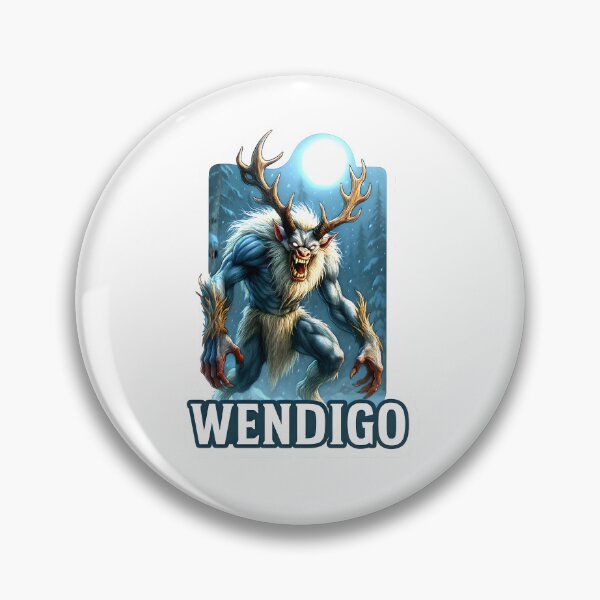 Item preview, Wendigo – Folklore Monster Horror Art designed and sold by Spooky-Grandpa.