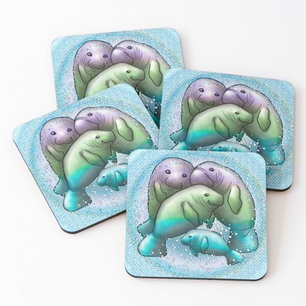 Item preview, Rainbow Manatees designed and sold by artmuvz.