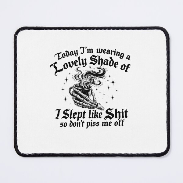 Item preview, Skeleton Hand Holding Coffee with Sarcastic Quote Gothic Typography designed and sold by haitrieuic96.