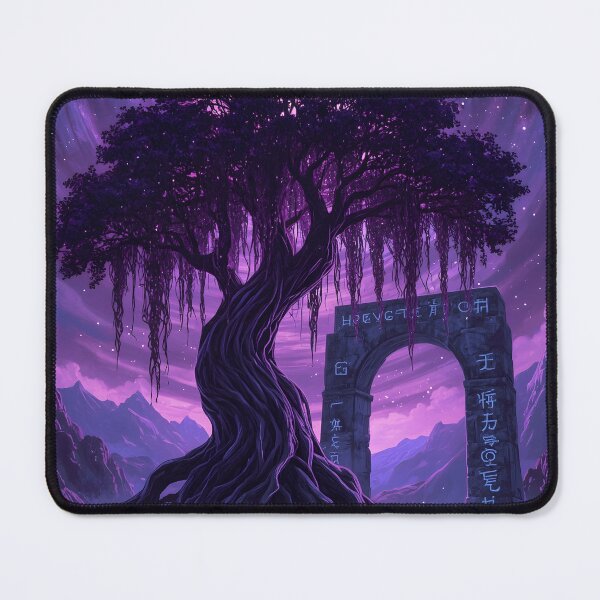 Aperçu de l'œuvre Portail vers un autre univers violet - Fantasia créée et vendue par The Dream Lab.