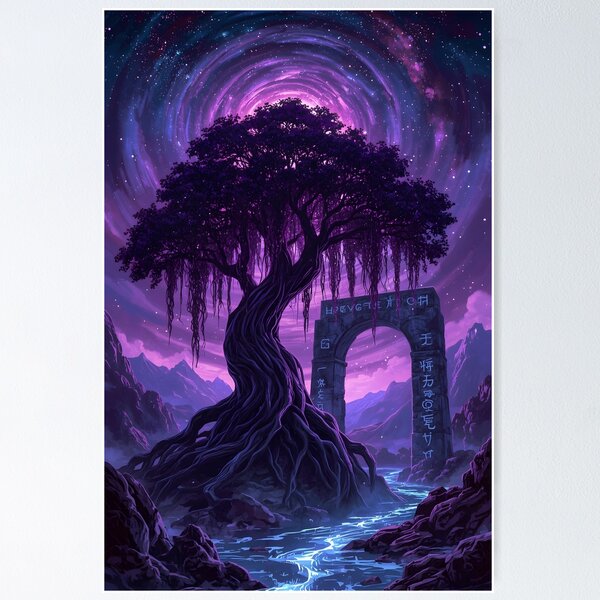 Item preview, Portal to another Purple Universe - Fantasia designed and sold by The Dream Lab.