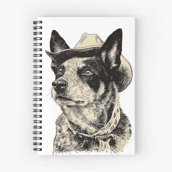 Item preview, Cattle Dog Wearing A Cowboy Hat  designed and sold by thepunchypoodle.
