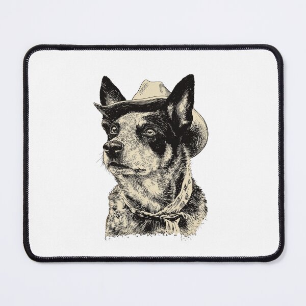 Item preview, Cattle Dog Wearing A Cowboy Hat  designed and sold by thepunchypoodle.