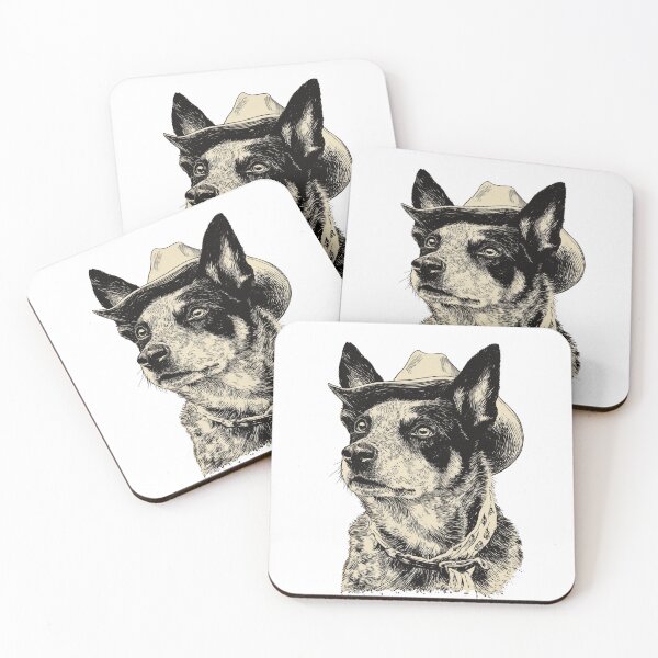 Item preview, Cattle Dog Wearing A Cowboy Hat  designed and sold by thepunchypoodle.